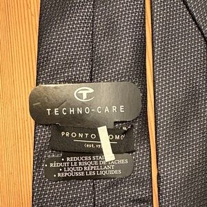 Pronto Uomo Navy Textured Sport Coat - Techno-Care Finish